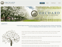 Tablet Screenshot of orchardvc.com